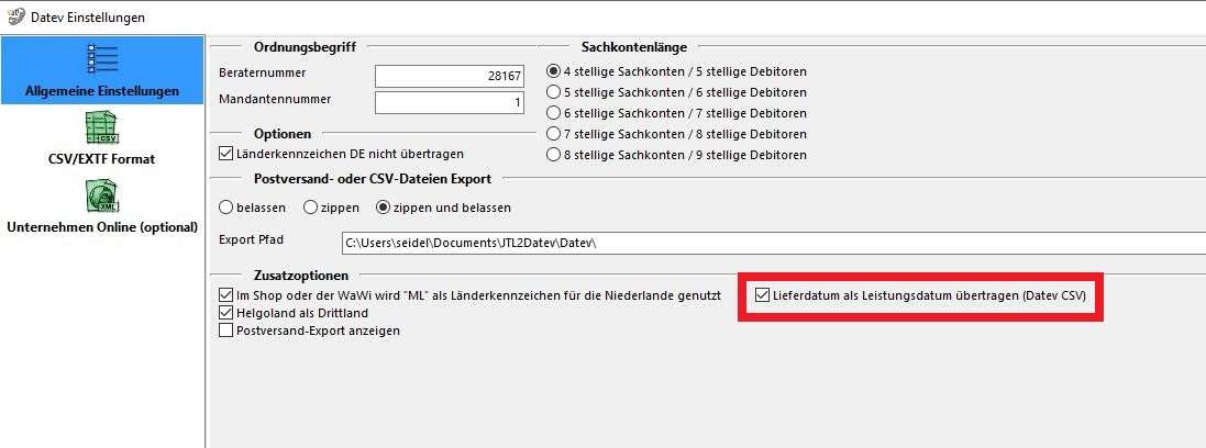 Belegdatum Und Datum Der Leistungserbringung | FIBU Schnittstellen Von ...