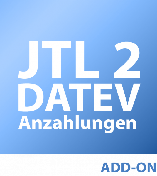 Add-on Anzahlungen - MIETE für JTL 2 DATEV